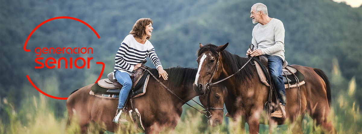 Montar a caballo en la tercera edad